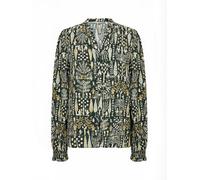 Hemdbluse SOYACONCEPT "Soya Concept Shirt SC-GOLFI", Damen, Gr. XL, 7920c grape leaf combi, Obermaterial: 100% Viskose, Blusen Hemdbluse (63280036-XL) 7920c grape leaf combi