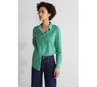 Hemdbluse STREET ONE Gr. 36, grün (spring green) Damen Blusen langarm (85455429-36)
