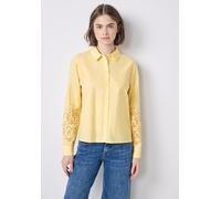 Street One Studio Damen F345671 Bluse mit bestickten Ärmeln, Blend Yellow, 42