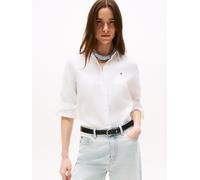 Tommy Hilfiger Essential Linen Relaxed Ls Shirt Optic White Größe: 42 | Business hemden Outlet | Damen | Weiß