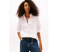 Tommy Jeans Hemdbluse TJW REG OXFORD SHIRT – 100% Baumwolle, gestreift, Regular Fit – Damen XS