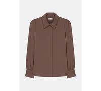 Hemdbluse Uni Braun 48 (60.233611-0021-48)