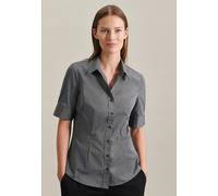 SN080614 Seidensticker Womens Blouse Slim Fit Shortsleeve Anthracite 34