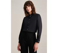 Hemdbluse Uni Schwarz 38 (60.191701-0039-38)