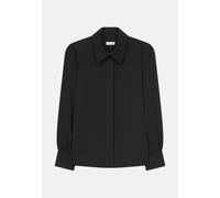 Hemdbluse Uni Schwarz 38 (60.233611-0039-38)