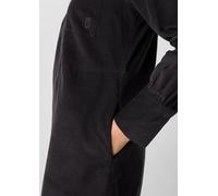 Hemdblusenkleid aus Feincord grau 42