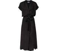 Hemdblusenkleid aus fließender Viskose 44