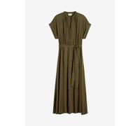Hemdblusenkleid aus fließender Viskose 48
