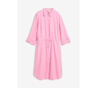 Hemdblusenkleid aus Leinen-Baumwoll-Mix 38