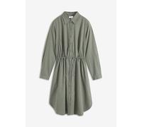 Hemdblusenkleid aus Leinen-Baumwoll-Mix 44