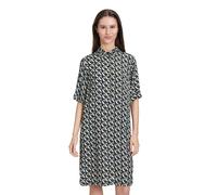 Betty Barclay Damen Hemdblusenkleid mit Aufdruck 44, Dark Blue/Green