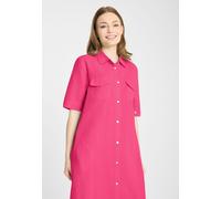 Hemdblusenkleid FRIEDA & FREDDIES "Dress", Damen, Gr. 40, Normal- und Kurzgrößen, pink, 65% Leinen, 35% Baumwolle, unifarben, normaler Saum, Kleider (66556730-40) pink