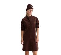 Hemdblusenkleid MARC O'POLO "aus Organic Cotton Stretch", Damen, Gr. 34, Normalgrößen, schwarz cherry, Obermaterial: 98% Baumwolle, 2% Elasthan, unifarben, weit kurz, Doppelmanschette, Kleider (867553