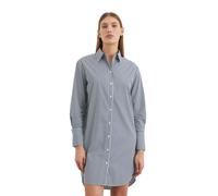 Hemdblusenkleid MARC O'POLO "aus Popeline", Damen, Gr. 36, Normalgrößen, bunt (md28), Obermaterial: 100% Baumwolle, unifarben, regular fit knielang, Manschette, Kleider (66849355-36) md28