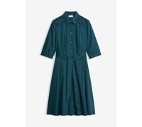 Hemdblusenkleid mit Spitze und Bindeband 44