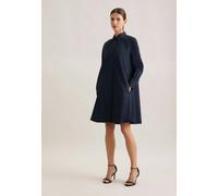 Hemdblusenkleid mit Stretchanteil in A- Linie Blau 42 (60.130701-0019-42)