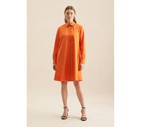 Hemdblusenkleid mit Stretchanteil in A- Linie Orange 36 (60.130701-0069-36)