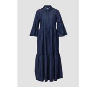 Hemdblusenkleid mit verspielten Volumen-Details 46 blau 2177664.57Y2.46