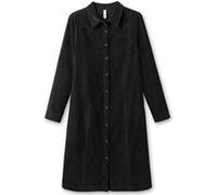 Sheego Hemdblusenkleid aus weichem Cord 56 schwarz