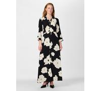 Yas Savanna Langarmkleid M Black / Aop Mille