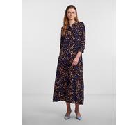 YAS Maxikleid mit Knopfleiste Modell 'SAVANNA' in Black, Größe XS