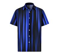 Hemden Herren T Shirt Grün Flanellhemd Herren T Shirt Herren Herren Outfit Komplett Set Sommer Rüschenhemd Kurzarmhemd Herren Tshirt Herren Men Tshirt(Schwarz,7XL)