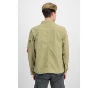 Alpha Industries Ripstop Cargo Overshirt (Sale) light oliv, Größe L, Herren, Baumwolle