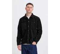 Hemdjacke BLEND "BHDIRK", Damen, Gr. M, schwarz, Fleece, 100% Polyester, unifarben, Basic, weit normal, ohne Ausschnitt, mit Knopf, Jacken, Stilvolle Hemdjacke mit Brusttaschen (19877213-M) schwarz