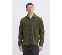 Hemdjacke BLEND "BHDirk", Herren, Gr. XL, forest night, Fleece, 100% Polyester, unifarben, Basic, weit normal, ohne Ausschnitt, mit Knopf, Jacken, Stilvolle Hemdjacke mit Brusttaschen (17241204-XL) fo