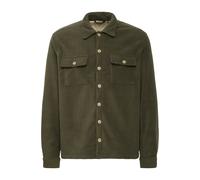 Hemdjacke BLEND "BHBAKI", Herren, Gr. S, forest night, Fleece, 100% Polyester, unifarben, Basic, normal normal, ohne Ausschnitt, gerader Abschluss, Jacken, Stilvolle Hemdjacke mit Brusttaschen (564562