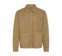 Hemdjacke BLEND "BHMosi", Herren, Gr. XXL, butternut, Denim/Jeans, 100% Baumwolle, unifarben, Basic, normal normal, ohne Ausschnitt, mit Knopf, Jacken, Modisches Overshirt mit aufgesetzten Taschen (42