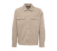 Blend 20715454 Overshirt Herren Übergangsjacke Jacke Überhemd Hemdjacke Kariert Wollige Optik Brusttaschen Hochwertige Baumwoll-Qualität, Größe:L, Farbe:Crockery (161104)