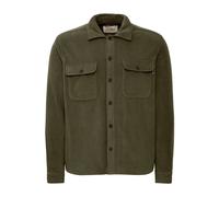Hemdjacke BLEND "BHShirt", Herren, Gr. XL, forest night, 100% Polyester, unifarben, regular fit, ohne Ausschnitt, normaler offener Saum, Jacken, Moderne Hemdjacke mit Taschen (76583914-XL) forest nigh