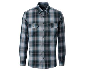 Hemdjacke CASAMODA "CASAMODA Hemdjacke kariert", Herren, Gr. XL, grün, 100% Baumwolle, Jacken (99354506-XL) grün