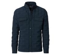 Hemdjacke CASAMODA "CASAMODA Overshirt Jacke mit zwei Brusttaschen uni", Herren, Gr. M, dunkelblau, 100% Polyester, Jacken (31759252-M) dunkelblau