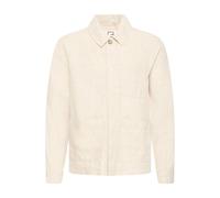 Hemdjacke CASUAL FRIDAY "Hemdjacke CFEvensen Linen Mix", Herren, Gr. L, beige (plaza taupe melange), Obermaterial: 100% Leinen LI., Jacken (76052763-L) plaza taupe melange