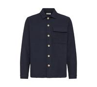 Hemdjacke CASUAL FRIDAY "Hemdjacke CFMatt", Herren, Gr. M, blau (schwarz navy), Obermaterial: 52% Polyester PES. 48% Baumwolle CO., Jacken (81483456-M) schwarz navy