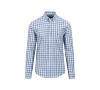 Hemdjacke FYNCH-HATTON, Damen, Gr. M, blau (midnight), Web, Obermaterial: 100% Baumwolle, kariert, regular fit taillenbedeckt, ohne Ausschnitt, Jacken Hemdjacke, mit Karo Muster (60456525-M)