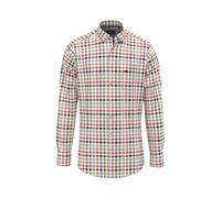 Hemdjacke FYNCH-HATTON, Herren, Gr. XL, orange (flame), Web, Obermaterial: 100% Baumwolle, kariert, regular fit taillenbedeckt, ohne Ausschnitt, Bündchen, Jacken, mit Karo Muster (37462158-XL) flame