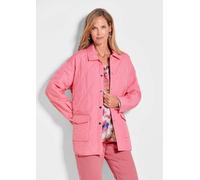 Steppjacke GOLDNER "Steppjacke mit Hemdkragen", Damen, Gr. 52, orange (koralle), Obermaterial: 100% Polyamid PA., normal, Manschette, Jacken Steppjacke, Seitenschlitze (87734145-52) koralle