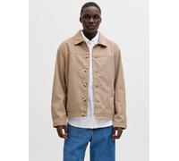 Jack & Jones Hemdjacke JJECASABLANCA SHACKET SN 100% Polyester auffällige Knopfleiste Gr. M string