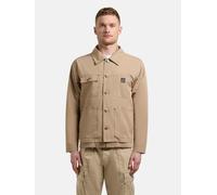 Hemdjacke KHUJO "Raise", Herren, Gr. M (38), camelfarben, Obermaterial: 85% Polyester, 15% Baumwolle. Obermaterial 2: 100% Nylon. Innenfutter: 50% Polyester, 50% Viskose, gerade hüftlang, hoch geschlo