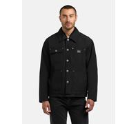 Hemdjacke KHUJO "Raise", Herren, Gr. XL (42), schwarz, Obermaterial: 85% Polyester, 15% Baumwolle. Obermaterial 2: 100% Nylon. Innenfutter: 50% Polyester, 50% Viskose, gerade hüftlang, hoch geschlosse