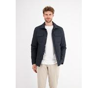 Hemdjacke LERROS "LERROS Overshirt-Jacke, leicht gefüttert", Herren, Gr. XXL, blau (blau night), 100% Polyamid, Jacken, Wasserabweisend (10426648-XXL) blau night