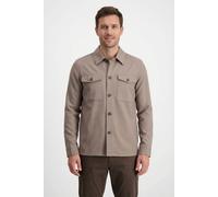 Lindbergh Relaxed Fit Hemdjacke beige, Einfarbig