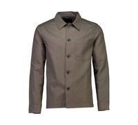 Hemdjacke LINDBERGH "Hemdjacke Modern Fit", Herren, Gr. L, dk olive, Obermaterial: 55% Baumwolle, 45% Leinen, unifarben, Jacken (89341726-L) dk olive