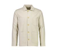 Hemdjacke LINDBERGH "Hemdjacke Modern Fit", Herren, Gr. L, lt stone, Obermaterial: 100% Baumwolle, unifarben, Jacken (27681967-L) lt stone