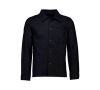 Hemdjacke LINDBERGH "Hemdjacke Modern Fit", Herren, Gr. M, schwarz, Obermaterial: 55% Baumwolle, 45% Leinen, unifarben, Jacken (50138222-M) schwarz