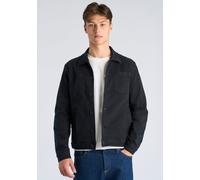 Hemdjacke LINDBERGH "Hemdjacke Relaxed Fit", Herren, Gr. L, schwarz, Obermaterial: 98% Baumwolle, 2% Elasthan, lässig geschnitten, Jacken (35064243-L) schwarz