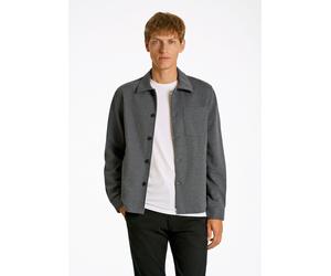 Hemdjacke LINDBERGH "Hemdjacke Relaxed Fit", Herren, Gr. M, blau mix, Obermaterial: 75% Polyester, 22% Viskose, 3% Elasthan; Futter: 95% Polyester, 5% Elasthan, lässig geschnitten, Jacken (96014847-M)